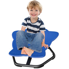 Daisybreath Sensory Spinning Chair for Autistic Kids Kids Swivel Chair Sensory Sit and Spin Toys for Kids Autism Swivel Sensory Spin Chair Toy Training Body Coordination Deep Blue